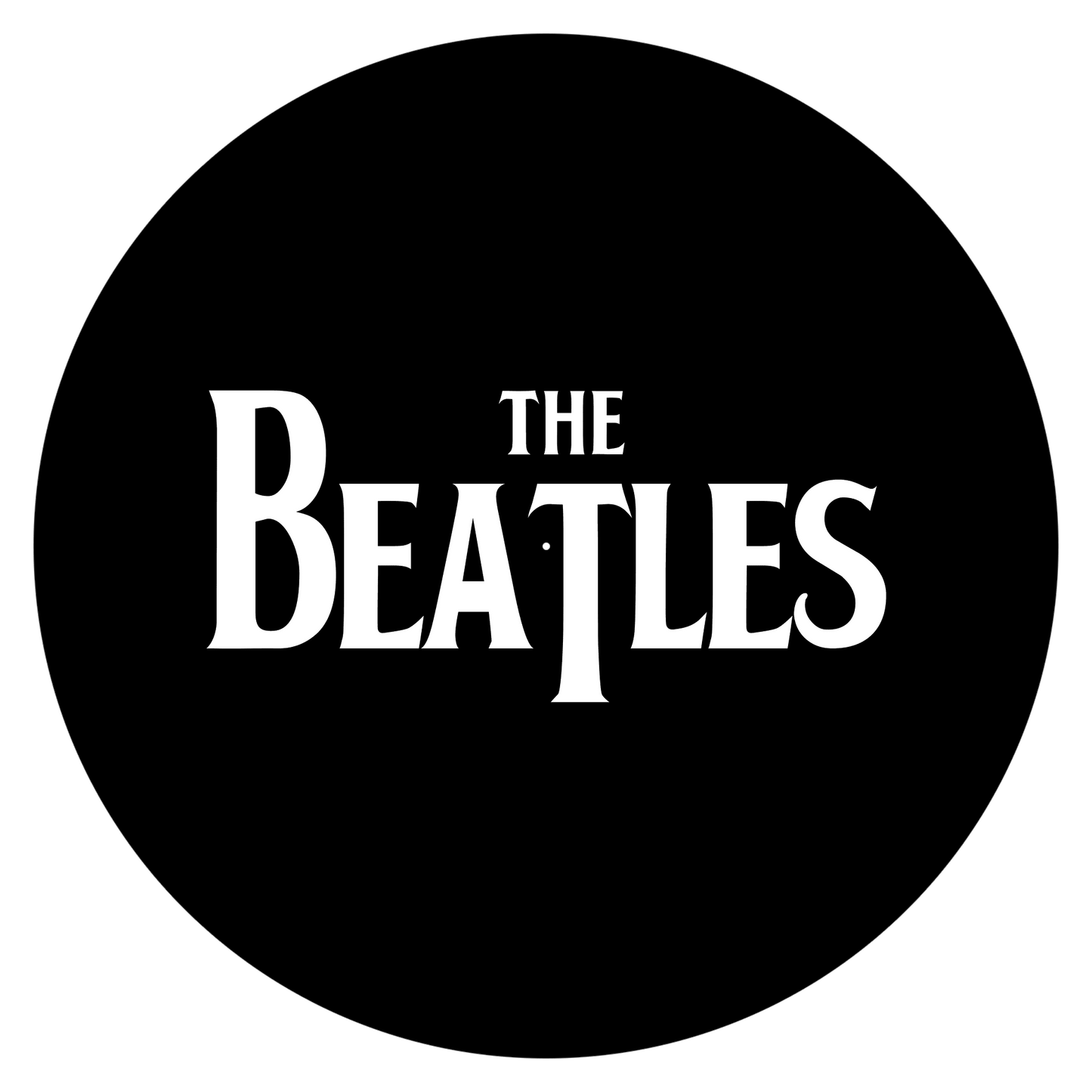 Slipmats 33 TBK-001 - Panno feltro nero giradischi - Beatles