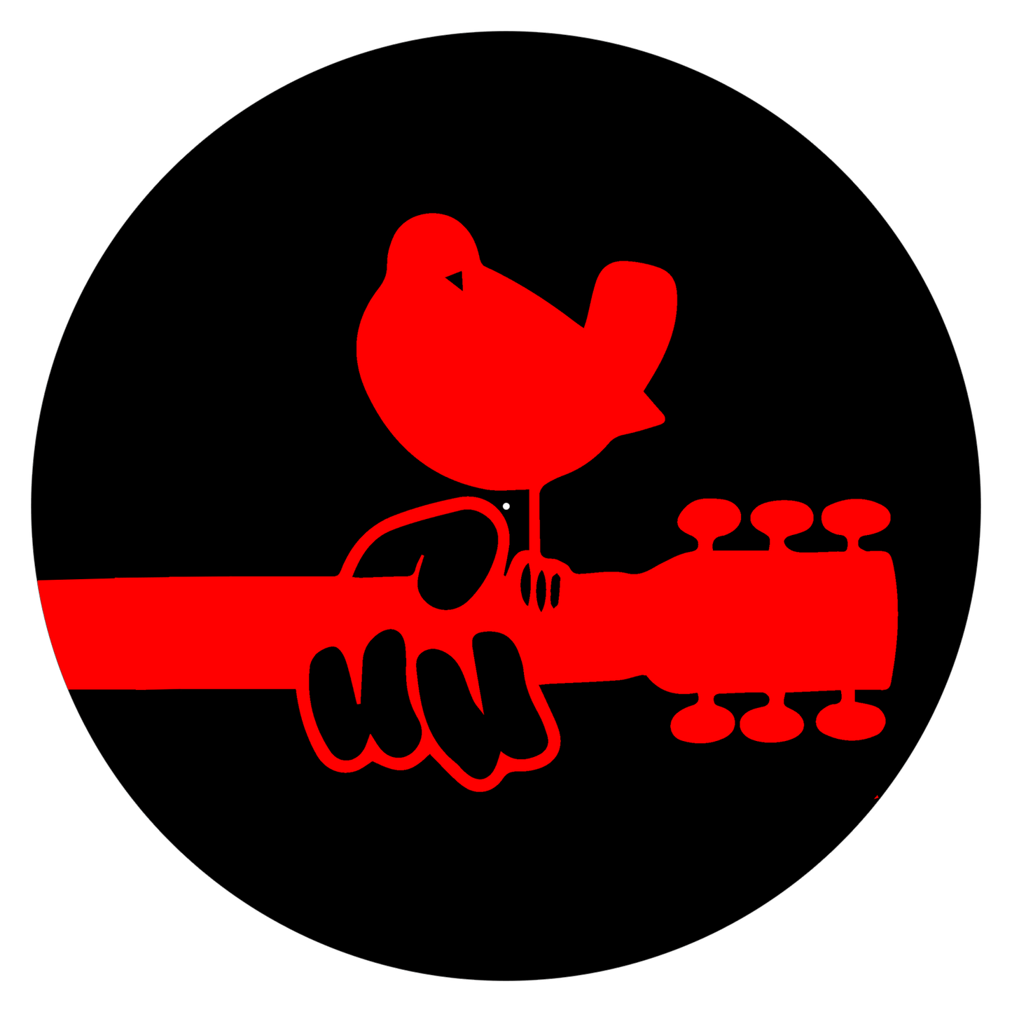 Slipmats 33 TBK-003 - Panno feltro nero giradischi - Woodstock