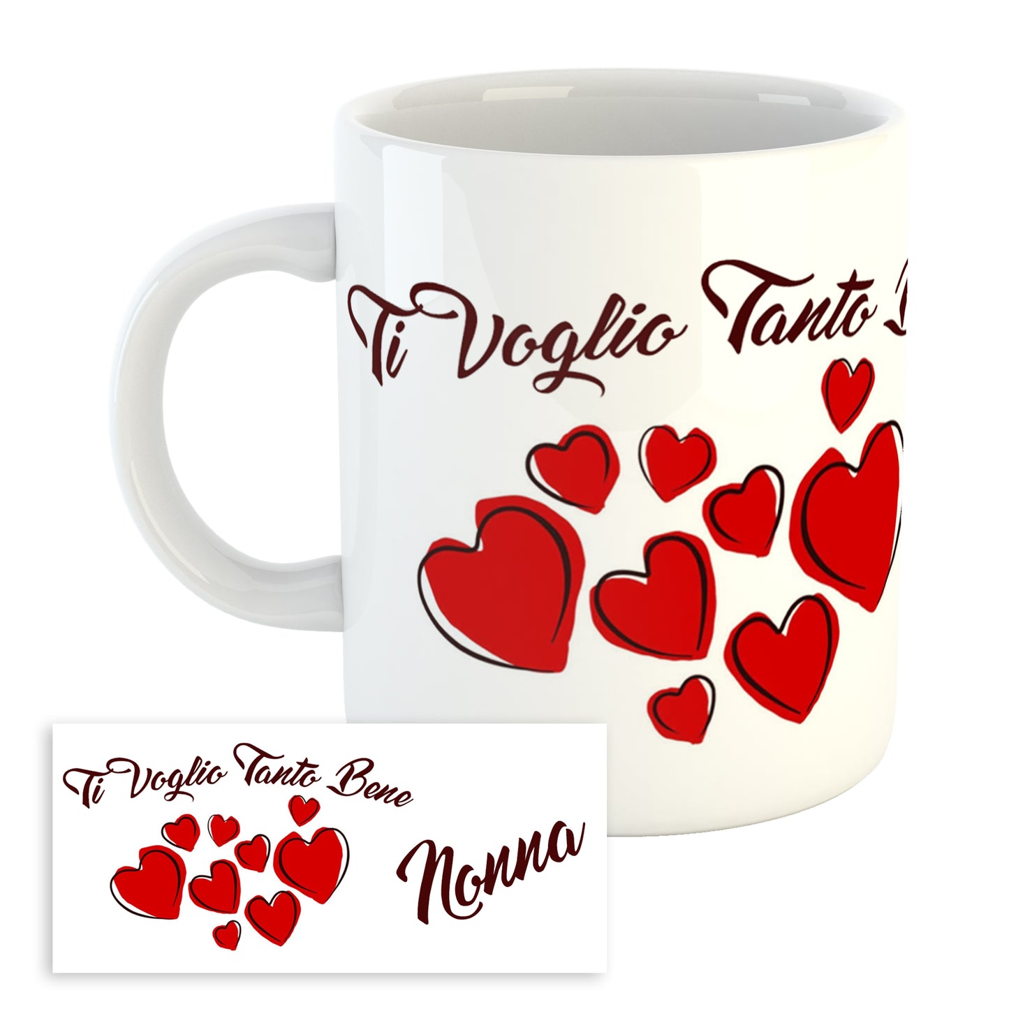 Tazza Mug Festa dei Nonni - Ti voglio tanto bene Nonna