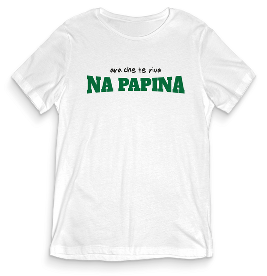 T-shirt dialetto veneto - TE RIVA NA PAPINA - teeV003