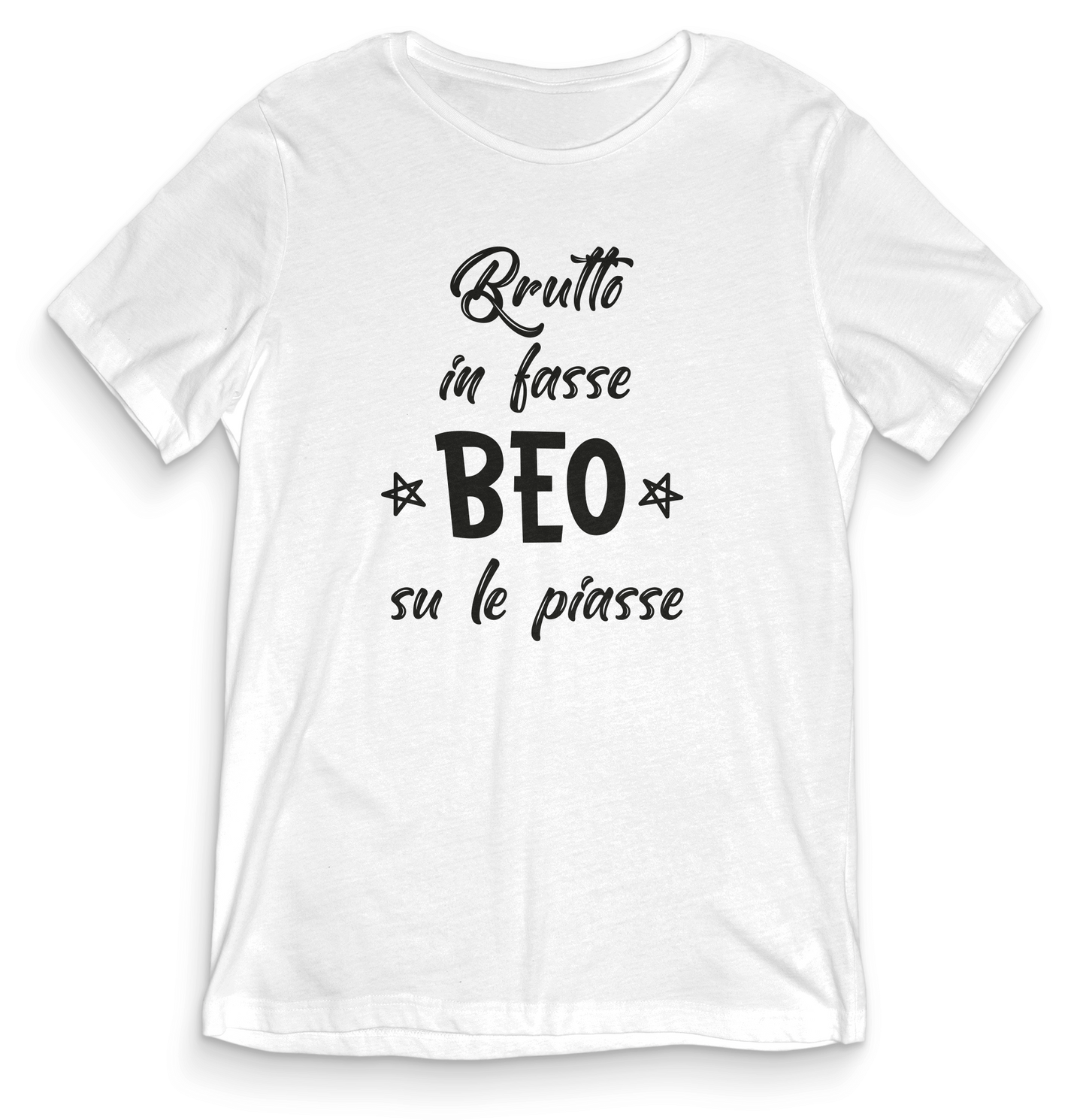 T-shirt dialetto veneto - BRUTTO IN FASSE - teeV006