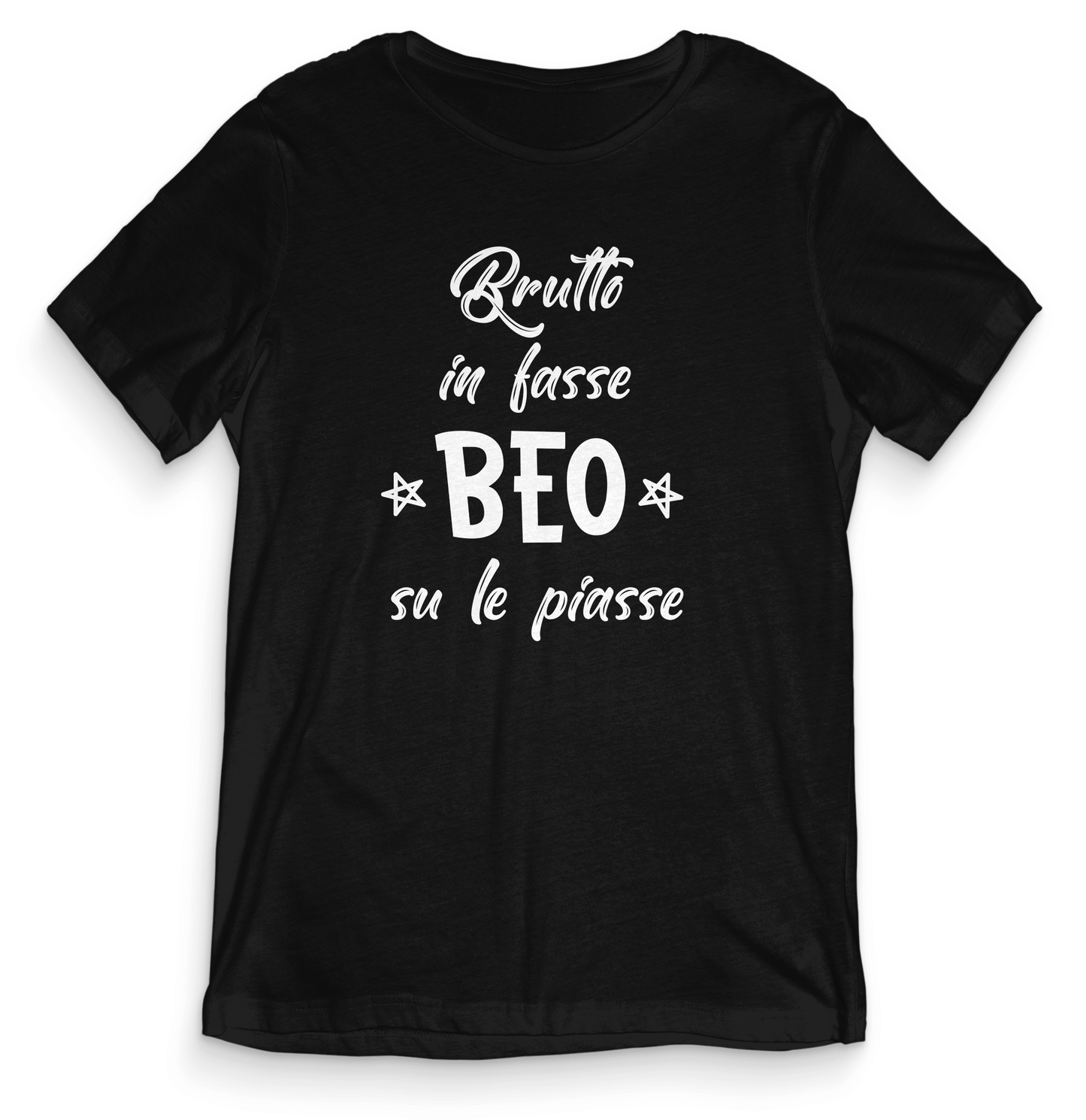 T-shirt dialetto veneto - BRUTTO IN FASSE - teeV006