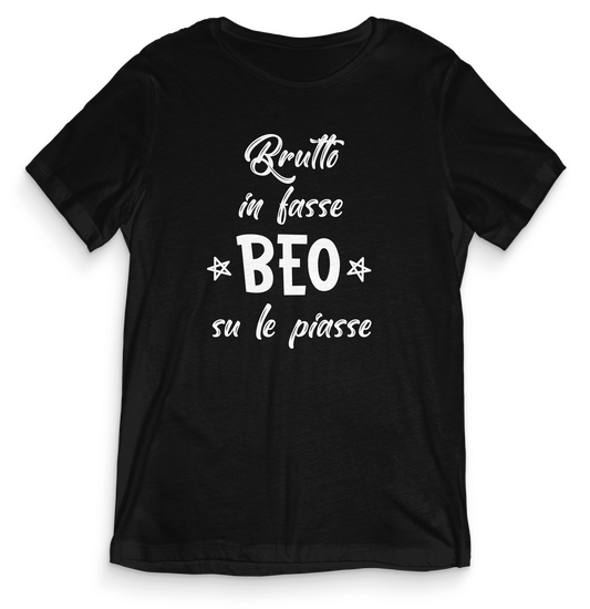 T-shirt dialetto veneto - BRUTTO IN FASSE - teeV006