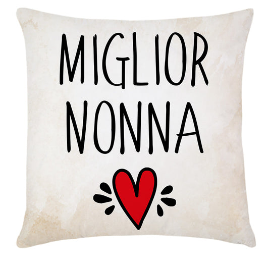 Cuscino 40x40 grafica MIGLIOR NONNA