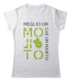 TeesBlitz T-Shirt Donna - Meglio un Mojito - tee165