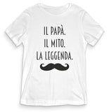 TeesBlitz T-Shirt Uomo - Papà Mito - tee23-21