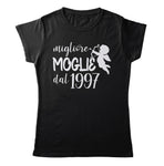 TeesBlitz T-Shirt Donna - Miglior Moglie - tee23-21