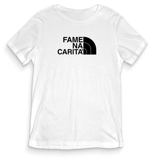T-shirt Divertente - FAME NA CARITA' - tee24-013