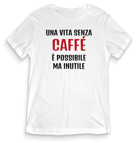 T-shirt Divertente - CAFFÈ - tee24-029