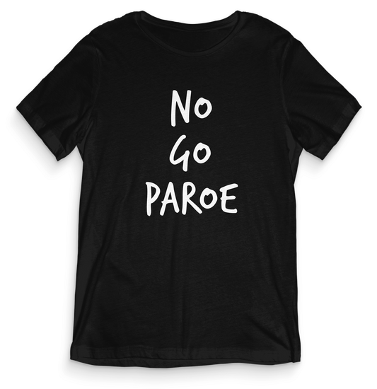 T-shirt dialetto veneto - NO GO PAROE - teeV034