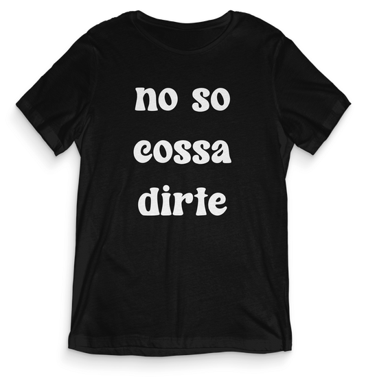 T-shirt dialetto veneto - NO SO COSSA DIRTE - teeV037