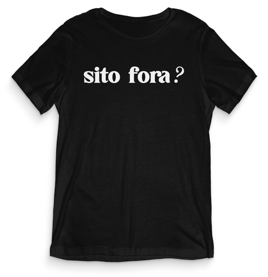 T-shirt dialetto veneto - SITO FORA? - teeV048