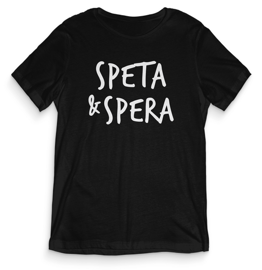T-shirt dialetto veneto - SPETA E SPERA - teeV051