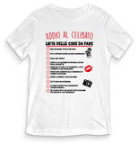 TeesBlitz T-Shirt Uomo ADDIO CELIBATO - teeADNC-003