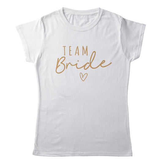 T-Shirt Donna ADDIO NUBILATO - Team Bride - teeADNC-012B