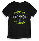 TeesBlitz T-Shirt Uomo - Miglior Nonno - teeOLD-013