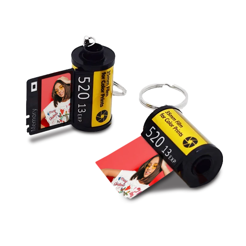 Portachiavi rullino personalizzato