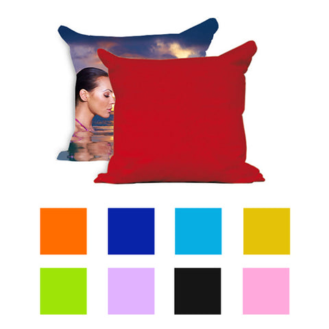 Cuscino bicolore personalizzato