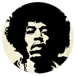 Slipmats 33 TB-1022 - Panno feltro giradischi - Jimi Hendrix