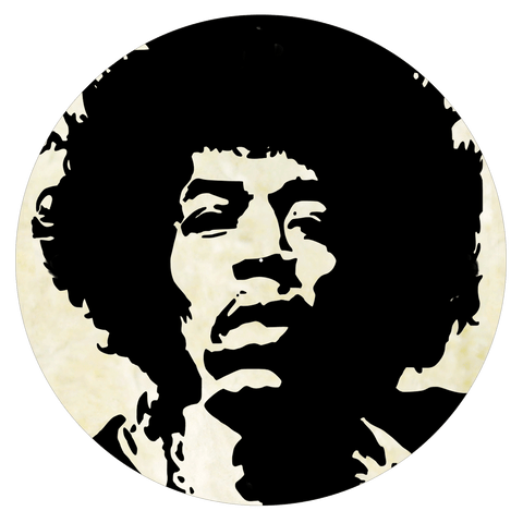 Slipmats 33 TB-1022 - Panno feltro giradischi - Jimi Hendrix
