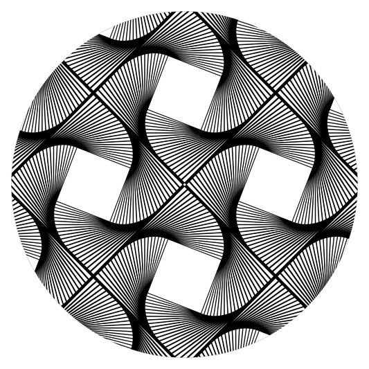 Slipmats 33 TB-1029 - Panno feltro giradischi - Geometry