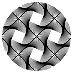 Slipmats 33 TB-1029 - Panno feltro giradischi - Geometry