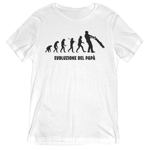 TeesBlitz T-Shirt divertente - Evoluzione Papà- TEEDAD_01
