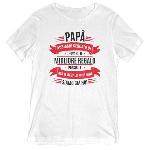 TeesBlitz T-Shirt divertente - Papà il regalo migliore - TEEDAD_05