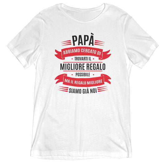 TeesBlitz T-Shirt divertente - Papà il regalo migliore - TEEDAD_05