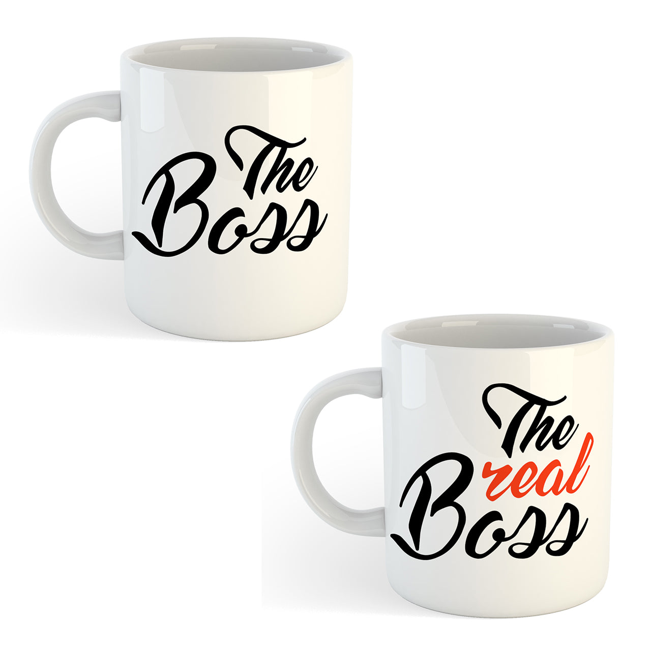 Set 2 Tazze Mug Divertente - Boss & The Real Boss