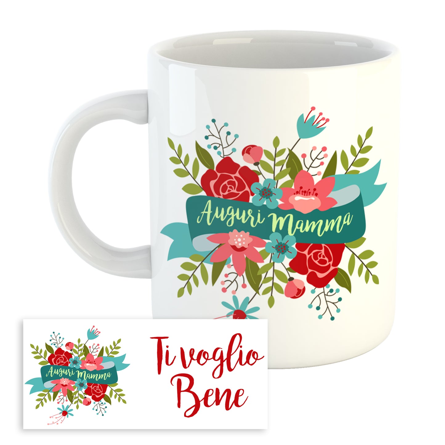 Tazza Mug Festa della Mamma - Auguri Mamma Ti voglio bene