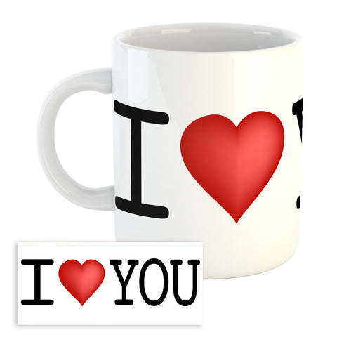 Tazza Mug San Valentino - I Love You