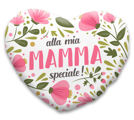 Cuscino CUORE 40x40 grafica FESTA DELLA MAMMA