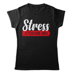TeesBlitz T-Shirt divertente - Stress attenzione 99% - tee21-004