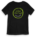 TeesBlitz T-Shirt divertente - La felicità è dietro l'angolo, la mia è un cerchio - tee21-014