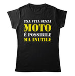 TeesBlitz T-Shirt divertente - Una vita senza moto è possibile ma inutile - tee21-021