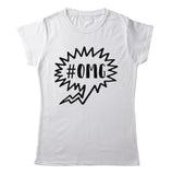 TeesBlitz T-Shirt divertente - #OMG - tee21-023