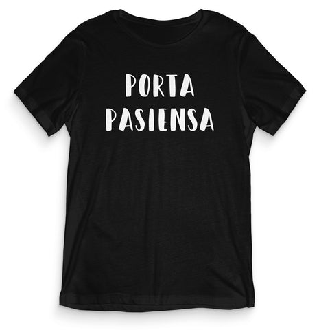 TeesBlitz T-Shirt divertente - Porta pasiensa - tee21-028
