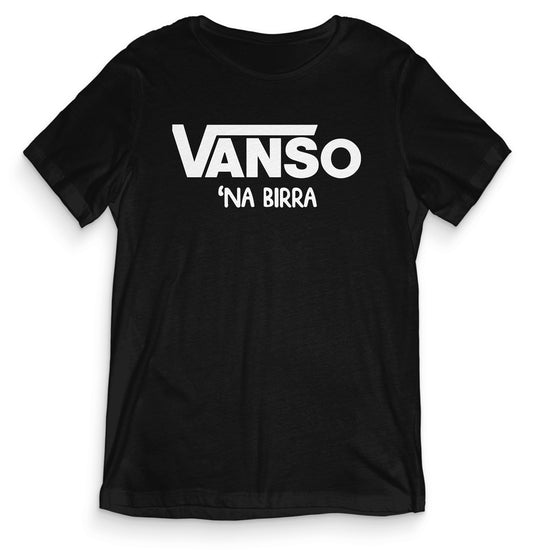 TeesBlitz T-Shirt divertente - Vanso 'na birra - tee21-030