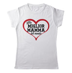 TeesBlitz T-Shirt divertente - Alla miglior mamma del mondo - tee21-034