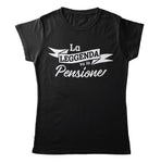 TeesBlitz T-Shirt divertente - La leggenda va in pensione - tee21-045
